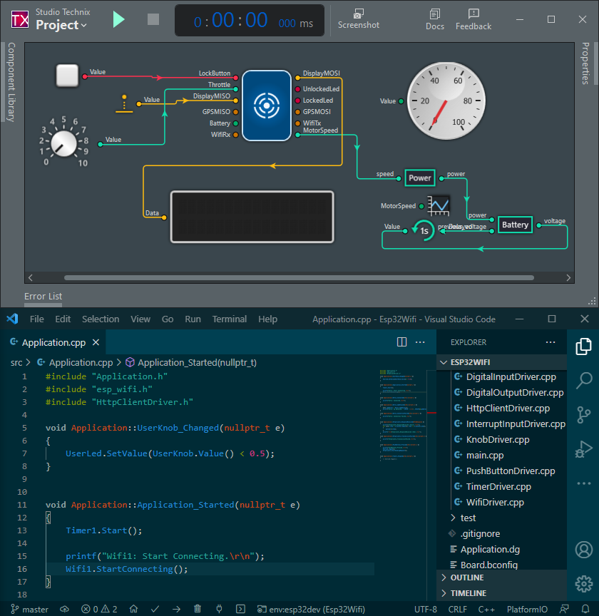 Couple Studio Technix to your favorite code editor.