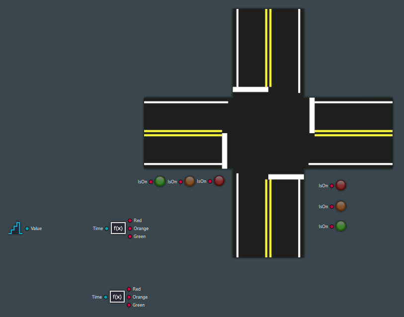 The model with all components (unconnected)